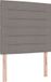 vidaXL Boxspring Bed met Hoofdeinde Taupe 120 x 190 cm Stof