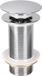 Differnz Wastafel Afvoerplug Pop Up Design 9.8 cm Chroom