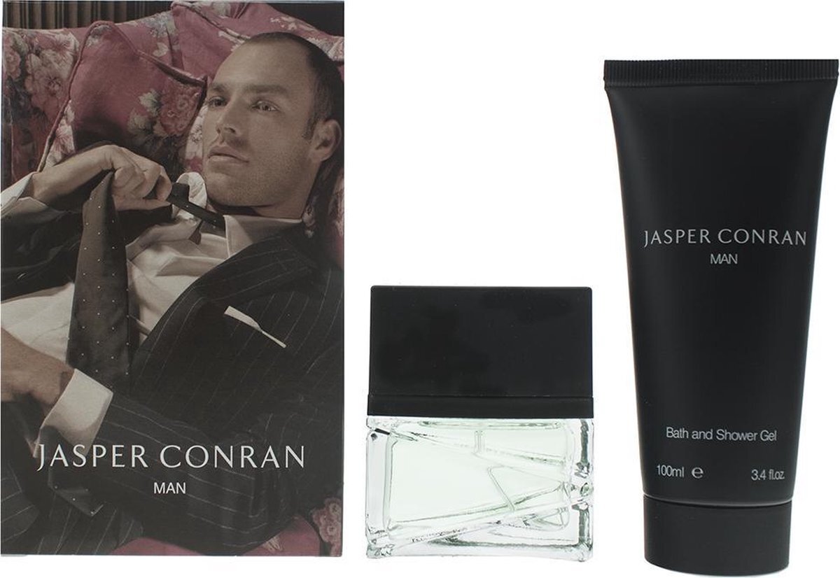 Jasper Conran Man Eau de Toilette Gift Set : Eau de Toilette 40ml - Shower Gel 100ml