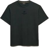 Superdry T-shirt Micro Logo Homme XL Coton Regular Fit Lavé Noir