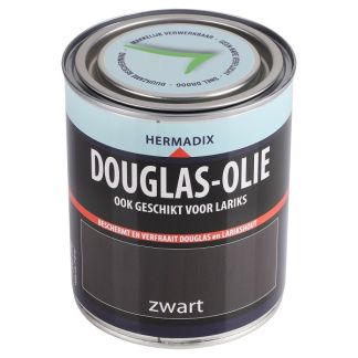 Douglas olie | Hermadix | 750 ml (Zwart, Mat, Waterbasis)