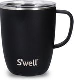 S'well Mok met Handvat, Zwart Onyx, 350ml