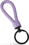 SERASAR Leren Sleutelhanger [Strong], Paars, Fob voor Iedereen