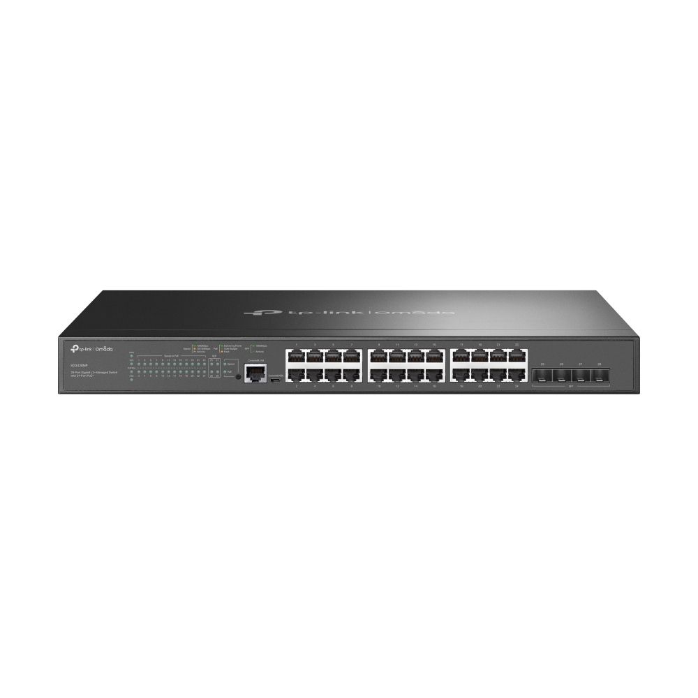 TP-Link JetStream TL-SG3428MP - Managed L2+ Gigabit PoE Switch - 24-Port
