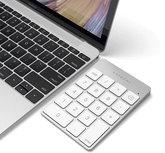 Satechi Slim Draadloos Toetsenbord - Bluetooth - Oplaadbaar - Grijs