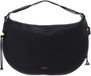 COCCINELLE Leren schoudertas Thess Handbag Grained Leather Noir zwart
