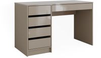 Vicco Sherry Bureau – 55 x 120 cm met laden Grijs hoogglans