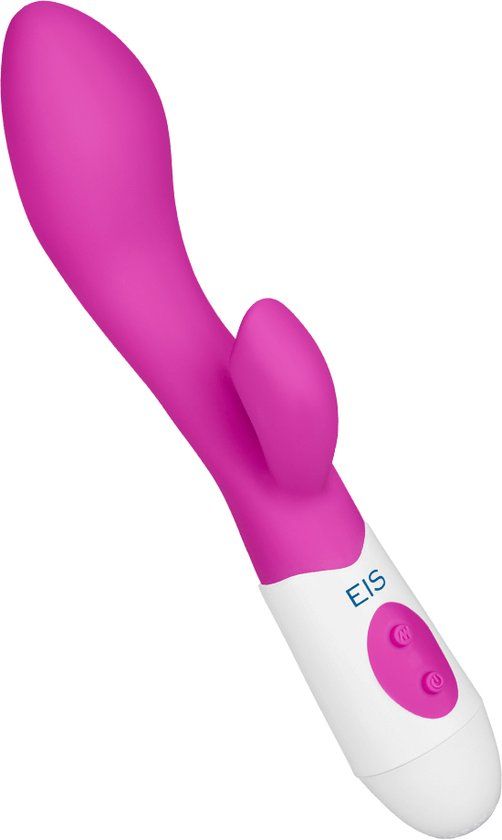EIS Rabbit "Please Me" dubbele stimulatie siliconen vibrator rood