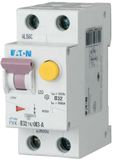 Eaton FI-/LS-schakelaarcombinatie, 32 A, 30 mA, afschakelkarakteristiek LS-schakelaar: B, 1p + N, afschakelkarakteristiek FI-schakelaar: A