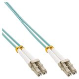 InLine 88530O InfiniBand en Glasvezelkabel 30 m LC Turkoois, Aqua-kleur
