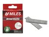 MILES Doos met 1000 spijkers, nr. 8, 14 mm, zwart, standaard.