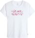 Levis The Perfect Tee Femme T-shirt M Blanc Coton Col Rond Manches Courtes Logo