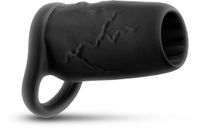 Ns Novelties Scala 2.0 b.v. Supreme Penis Sleeve Zwart Siliconen Aders 4 cm