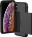 iMoshion Hoesje iPhone X / Xs - Backcover - 2 Pasjes - Zwart