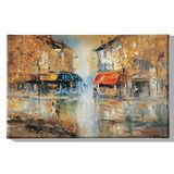 Homemania Wandfoto, stad en landschap, voor woonkamer, slaapkamer, meerkleurig, 45 x 3 x 70 cm, HM20KNV45 x 70 – 281, polyester, hout