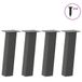VidaXL Pieds de table basse 4 pièces 42 cm acier anthracite
