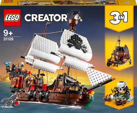 LEGO Creator Piratenschip - 31109 | Bouwset | 1264 Onderdelen