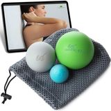 Merkloos Massagebal Set voor Spierontspanning en Triggerpoint Therapie