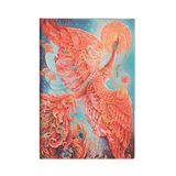 Paperblanks 18-Month Planners, Firebird, Mini, Horizontal, Elastic Band Closure