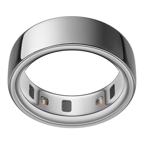 Oura Ring 4 – Silver – Size 10 – Smartring | Check your size first with the Oura Ring 4 sizing kit | Wearable that tracks your sleep, heart rate and fitness – Battery lasts up to 8 days