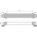 Valeo Intercooler, Inlaatluchtkoeler 818806