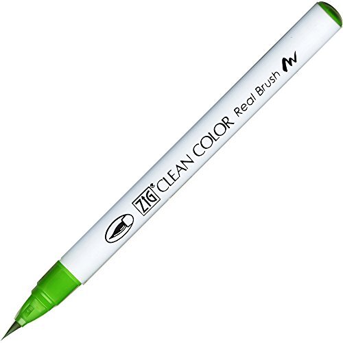 Kuretake UK Ltd. Zig Clean Color Real Brush Marker Pen 047 mei Groen