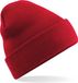 Beechfield Beanie Wintermuts - rood - acryl - volwassenen One size -