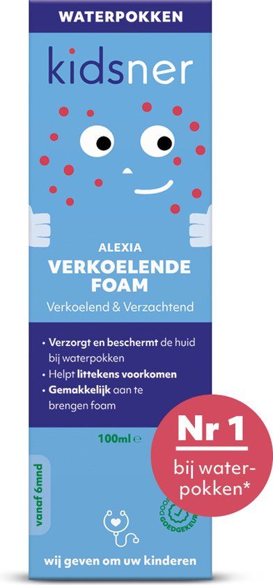 Kidsner Alexia De Verkoelende Foam - Verzorgt de Huid bij Waterpokken - 100ml