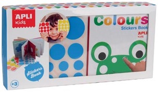 Apli Kids Mijn eerste boekje met stickers thema kleuren