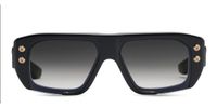 Dita Hypher-1183 Lunettes de soleil carrées noires Gris