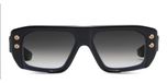 Dita Hypher-1183 Lunettes de soleil carrées noires Gris