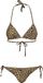 Urban Classics Ladies Leo Bikini Bikini Set bruin-zwart L