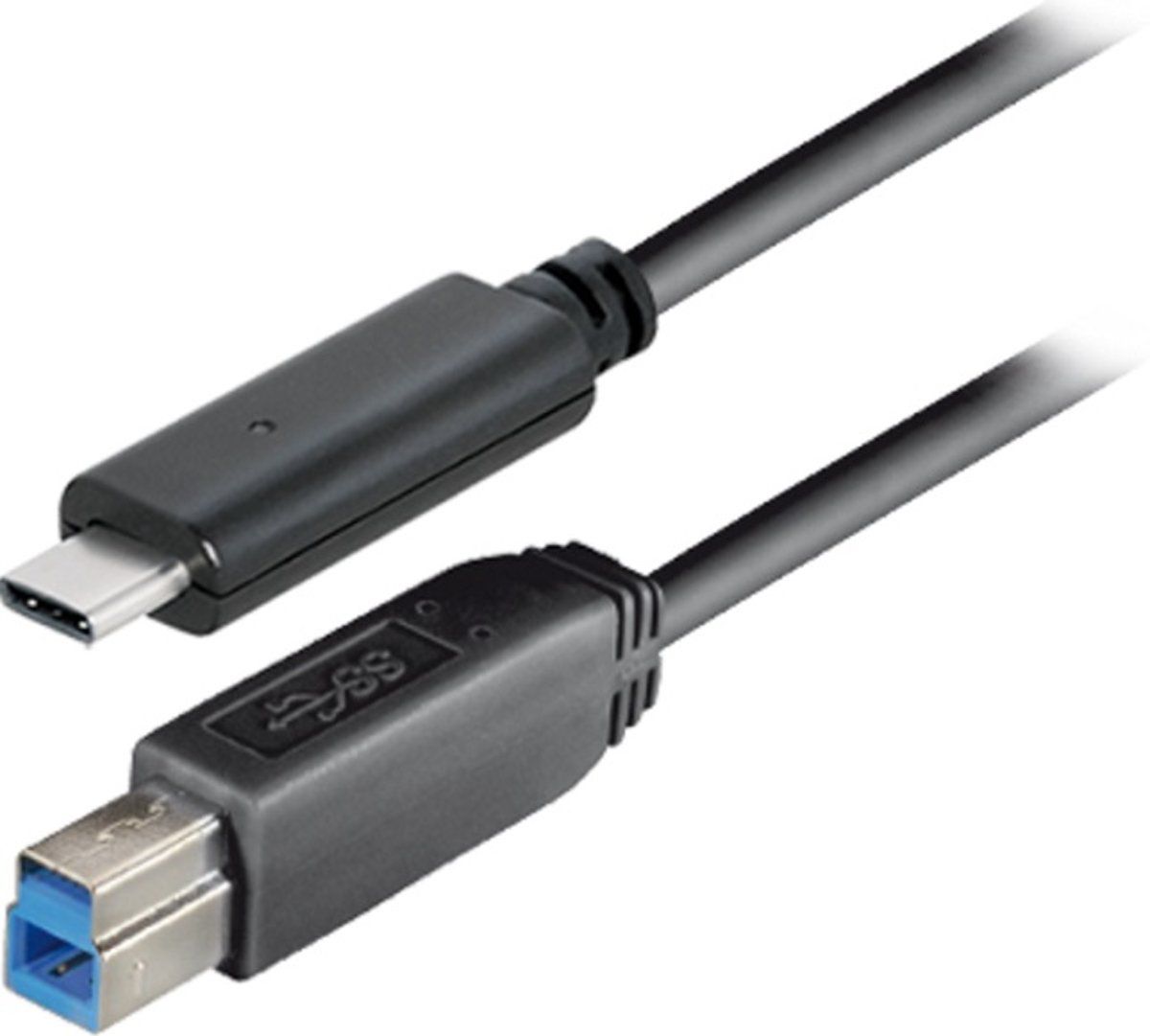 transmedia USB-C naar USB-B kabel - USB3.0 - 1 meter