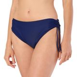 Merry Style Dames Zwembroek - Bikinibroekje - Elastische tailleband - Polyamide & Elastaan – Donkerblauw (6007) – 42 - MS-VR-Brief-2