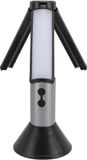 Merkloos / Sans marque Allesto Kampeerlamp - Camping Lamp - Tentlamp - Oplaadbare Telescopische Campingverlichting - Met Haak En Zaklamp - Voor Kamperen, Wandelen, Stroomuitval, Noodgevallen - Zwart - 1 Stuk