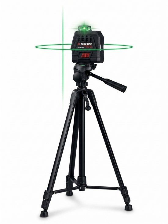 PARKSIDE PERFORMANCE Accu-kruislijnlaser - 360° roterende laser