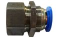 Kutlu 10416900 Pneumatik Druckluft Aufschraubverschraubung (PMF) Ø 4 mm avec filetage BSPT R1/4