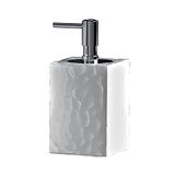 Gedy New Martina Zeepdispenser, keramiek, 7,5 x 7,5 x 16, wit