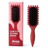 doop - Me & Brush Curly Hair Styling Brush Rood