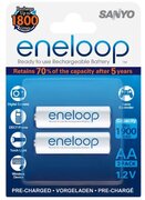 Sanyo Eneloop AA Readyto Use MignonNI-MH accu HR-3UTGB-2BP (1900 mAh, 2-pack)