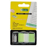 D.RECT 50 stuks zelfklevende stroken paginamarker index zelfklevende markeerfolie tekststroken PET-folie Z-TYPE 25x43mm