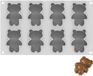 Silikomart Bakmat Teddy Bear inclusief uitsteekvorm