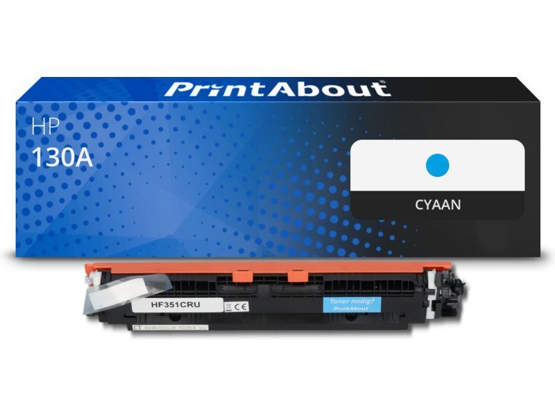 PrintAbout Toner 130A (CF351A) Cyaan geschikt voor HP