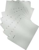 HAN tabkaarten - A8 breed - A-Z - breed - lichtgrijs - HA-9881