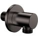 Wiesbaden coude de raccordement mural - Rond - 1/2 pouce - Gunmetal