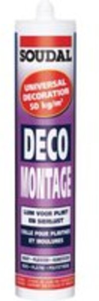 Soudal Montagekit - Hoge aanvangshechting - Extra wit - 310 ml