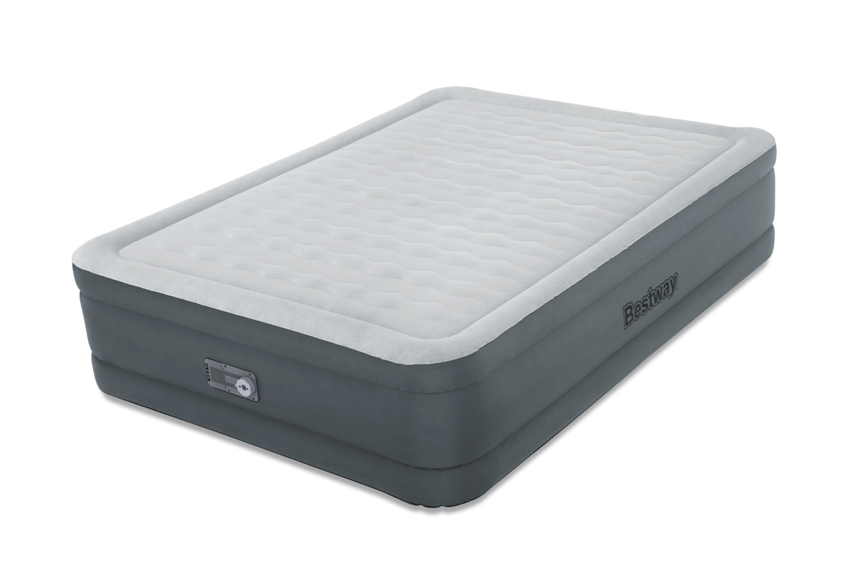 Bestway Tough Guard Comfy Luchtbed - Tweepersoons - Met Ingebouwde Pomp