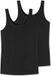 Uncover by Schiesser Tanktop met bandjes 2-pack zwart