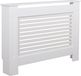 WOHNLING Radiatorombouw 112x19x82 cm Wit Mat, Radiatorbekleding