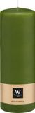 Wiedemann Bougie cylindrique/bougie pilier - vert olive - 20 x 7 cm - 103 heures de combustion